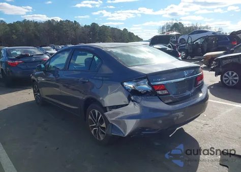 2015 Honda Civic Ex из США, поврежденный, VIN 19XFB2F82FE052338